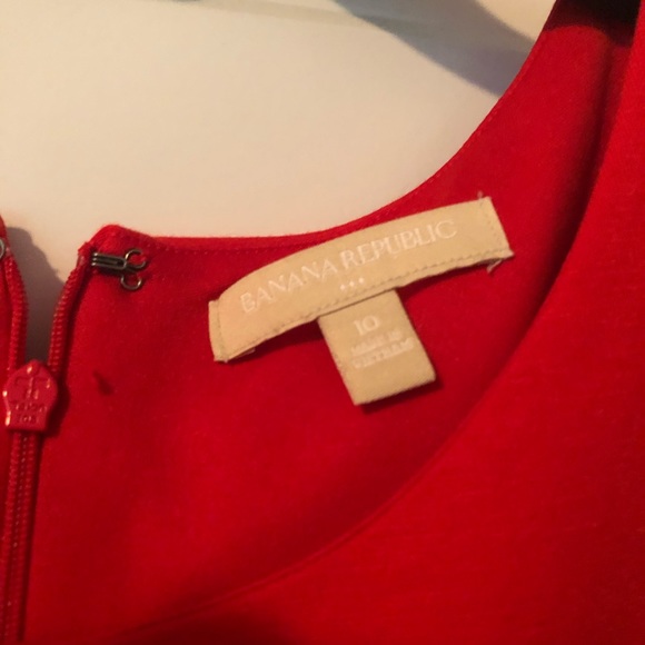 Like New True Red Banana Republic Career Dress - Picture 2 of 6